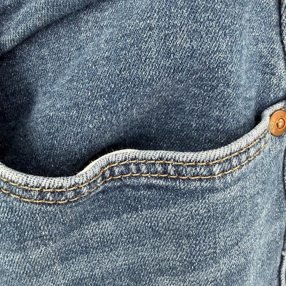 LOFT Womens The Boot Size 6 Blue Mid Rise Denim - Picture 4 of 9